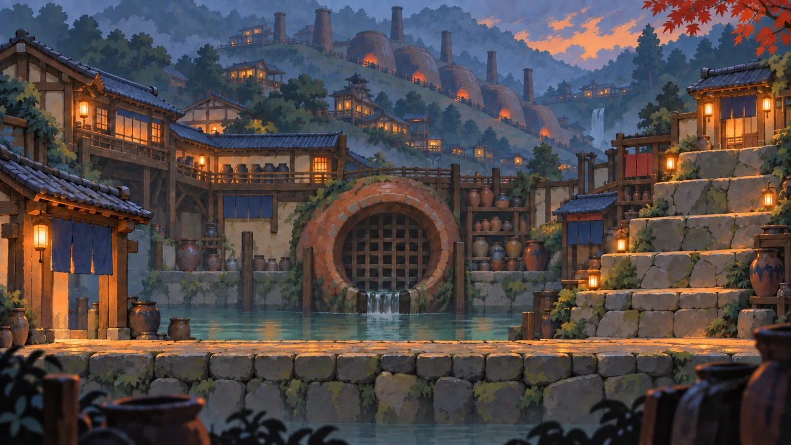 La Fosa, un paisaje ilustrado de Goldseam